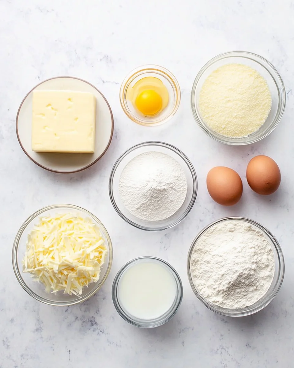 Brazilian cheese bread ingredients Brazilian cheese bread ingredients