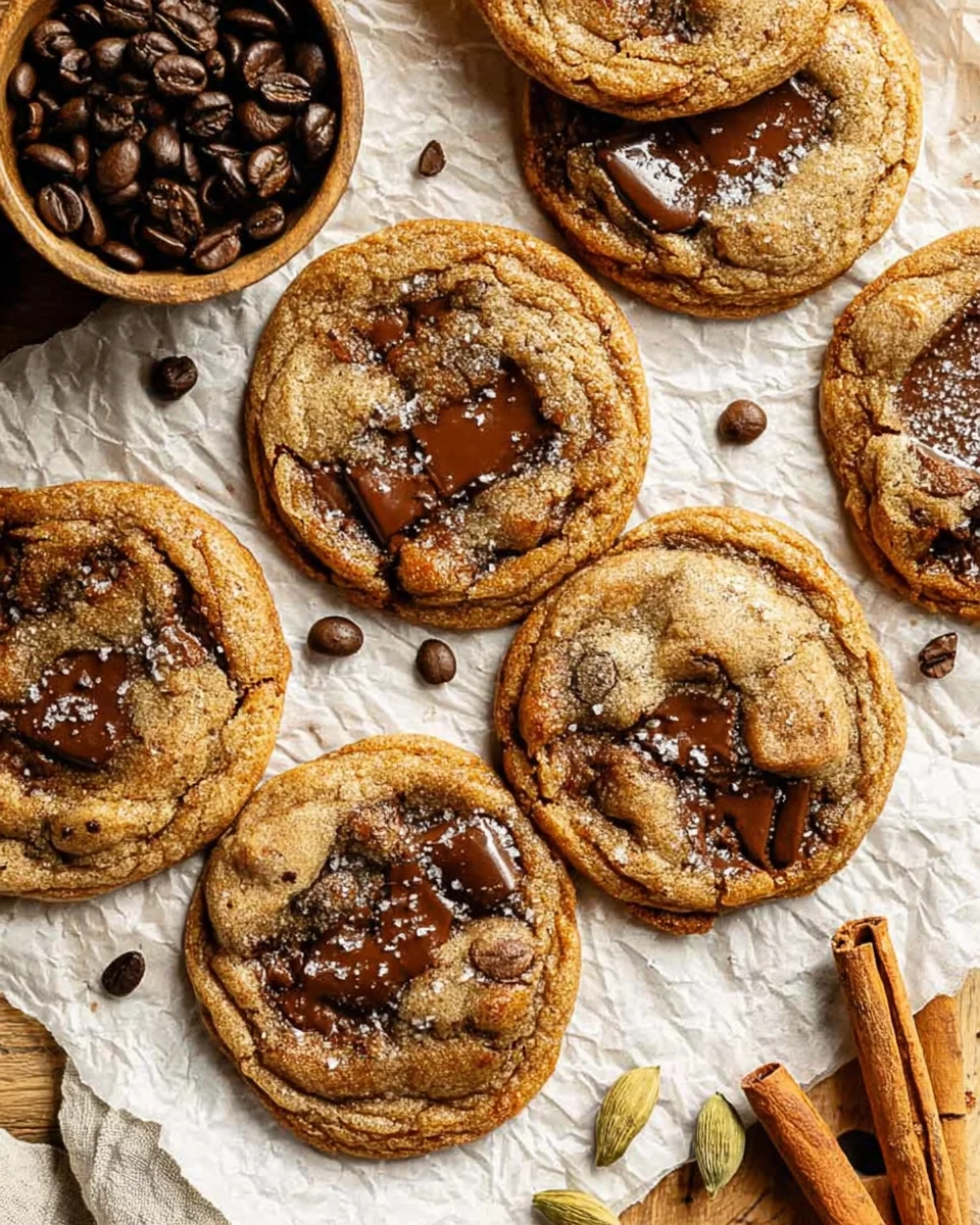 Brown-Butter-Dirty-Chai-Chocolate-Chip-Cookies-5-683x1024.jpg brown butter dirty chai cookies on sheet pan