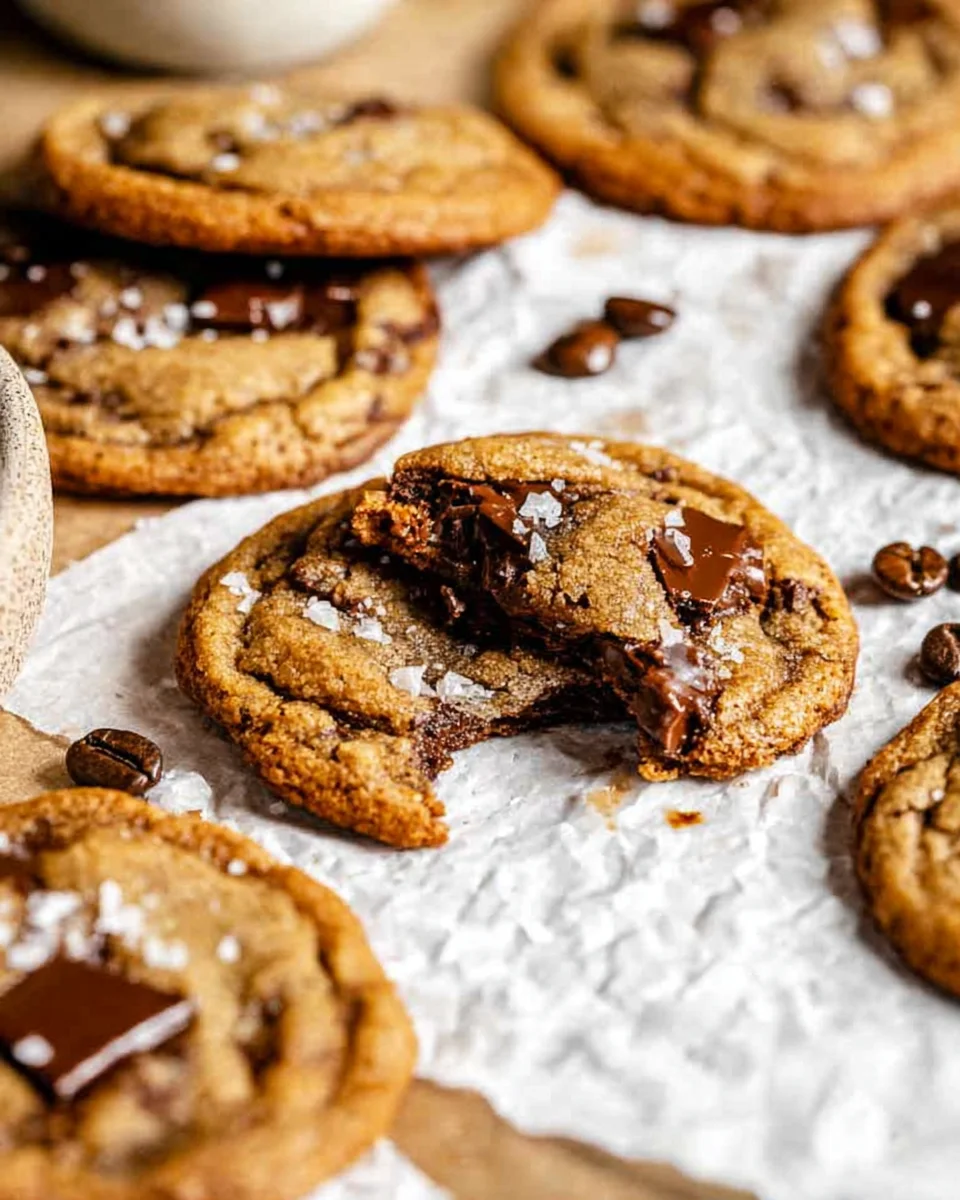 Brown-Butter-Dirty-Chai-Chocolate-Chip-Cookies-6-683x1024.jpg cookie halves stacked on each other
