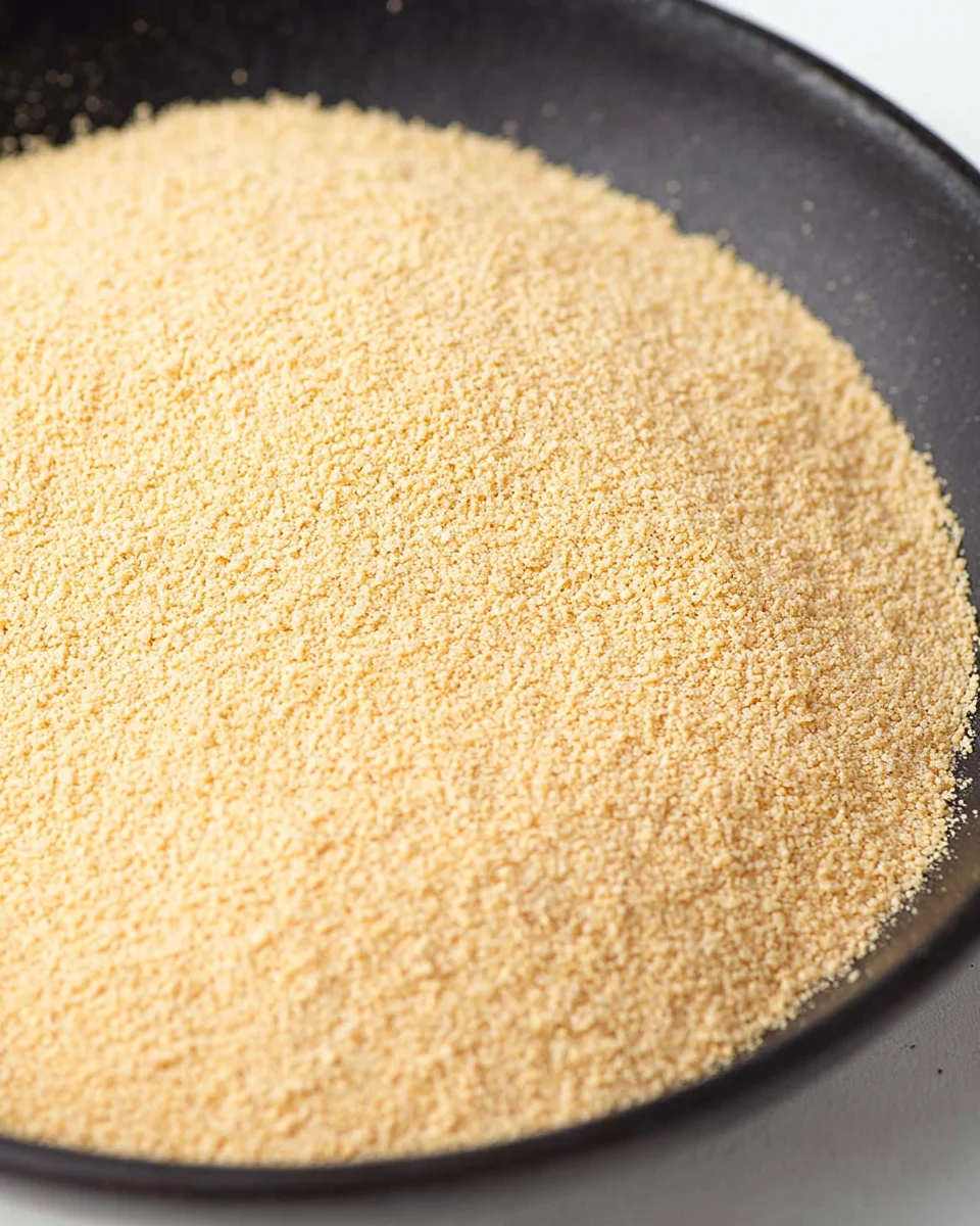 Graham cracker crumbs processed till fine.