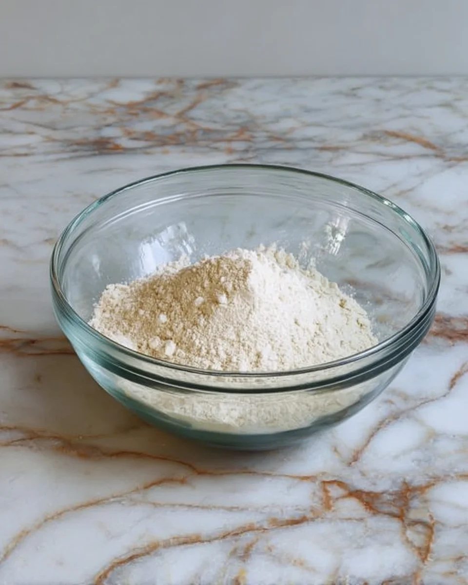 masa harina and salt in bowl.