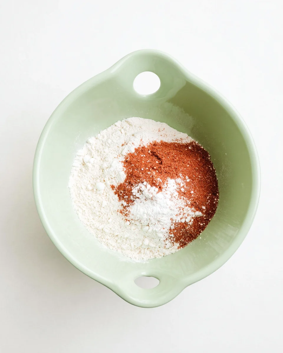 dry ingredients whisked together in a bowl. dry ingredients whisked together in a bowl.