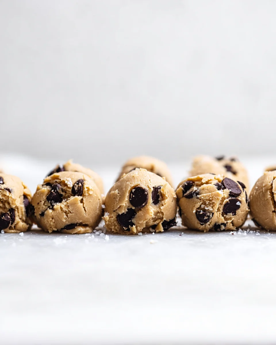 chocolate chip cookie dough balls