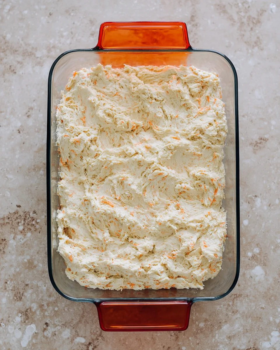 soda bread dough in baking dish