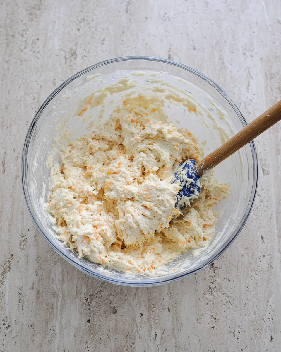 mixed soda bread batter in bowl