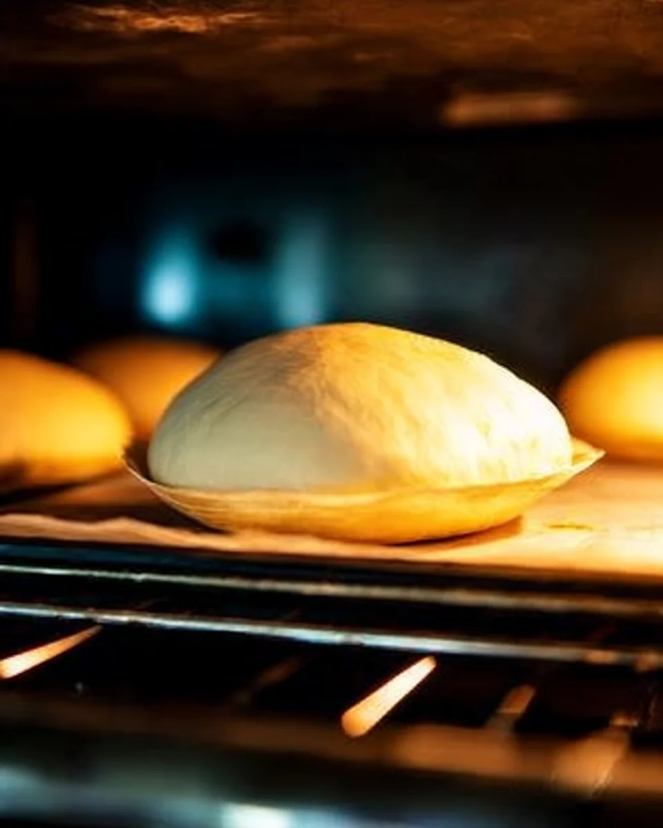 Pita bread puffing way up on a Baking Steel.