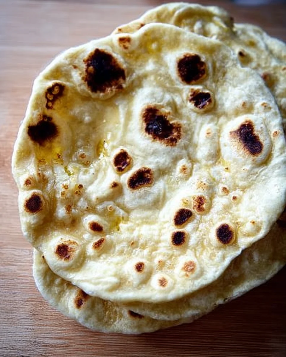Just baked naan in a bowl.