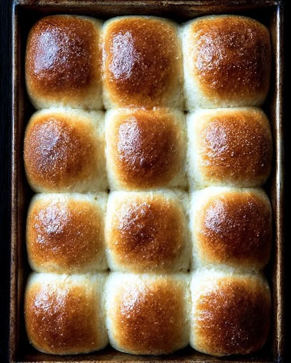 Just-baked Buttermilk Pull-Apart rolls. Just-baked Buttermilk Pull-Apart rolls.