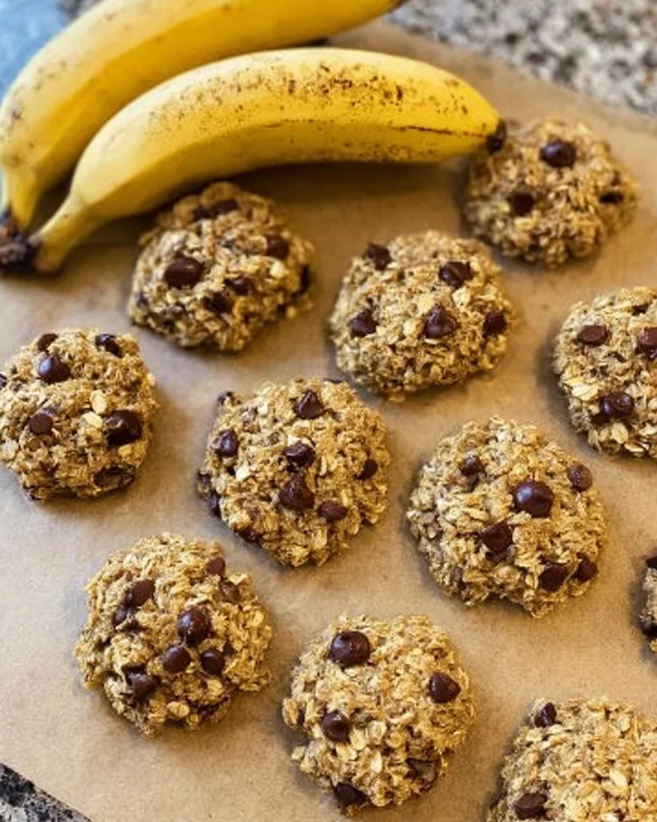 flavorful breakfast cookies that have banana in them