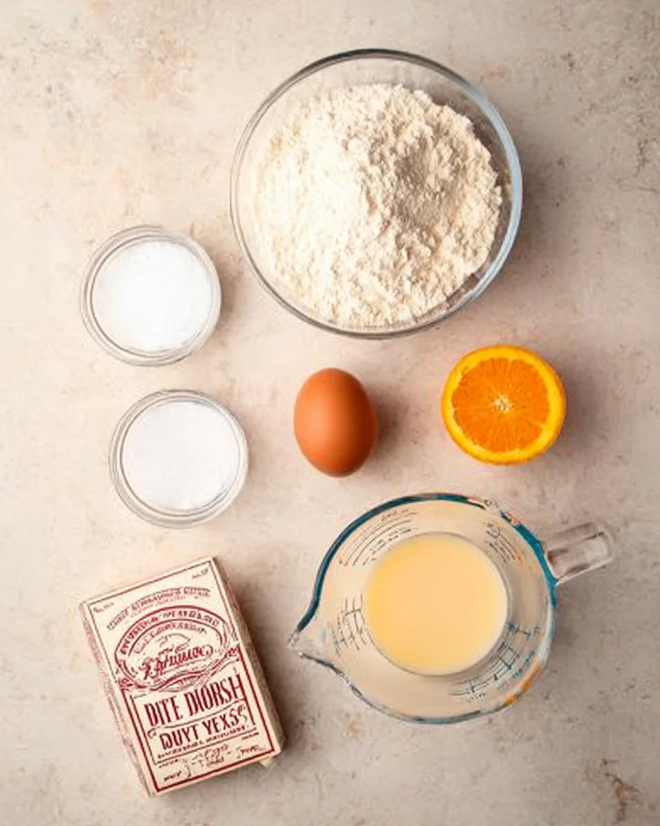 ingredients for cranberry ocinncmon rolls in individual bowls.
