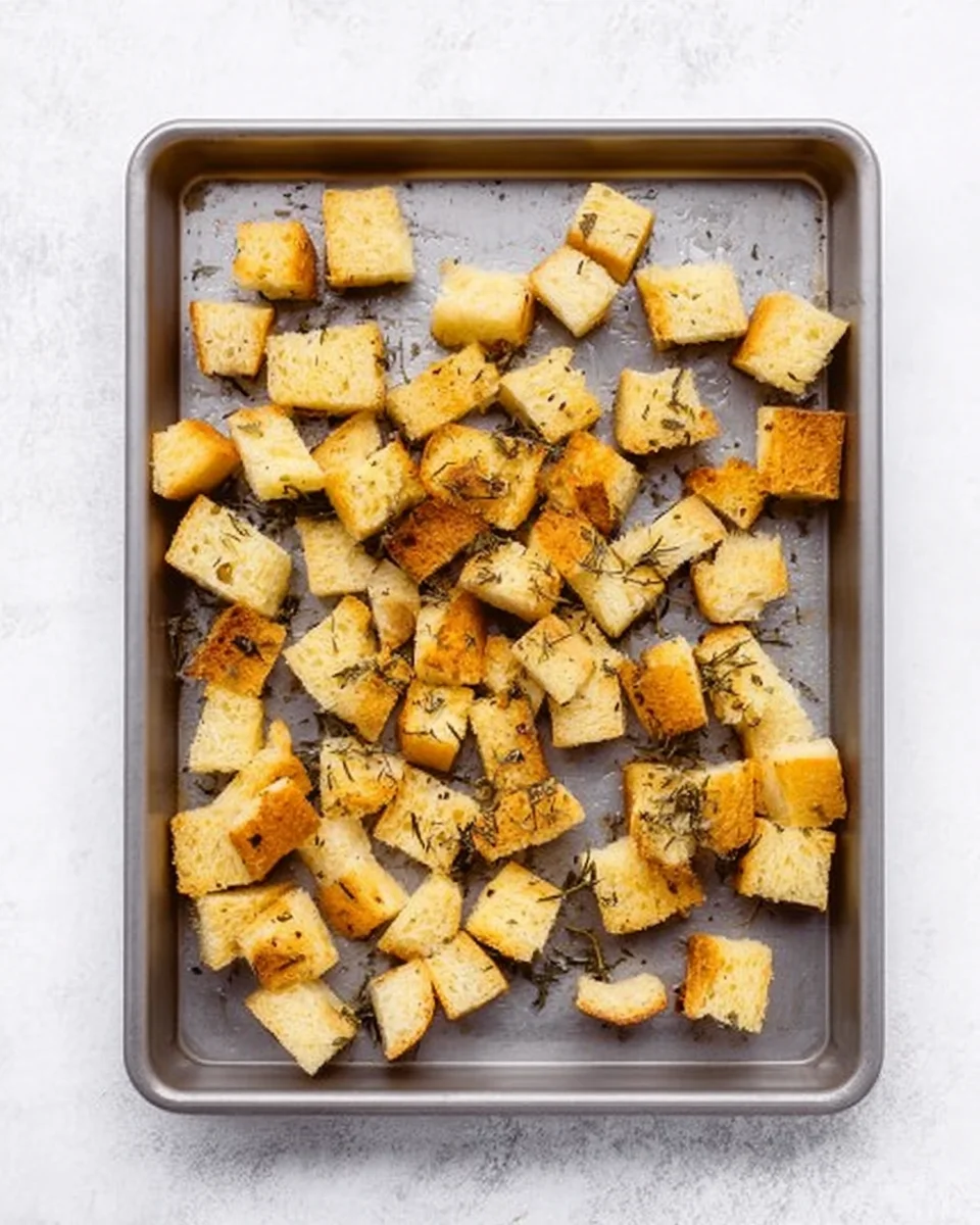 baked homemade croutons baked homemade croutons