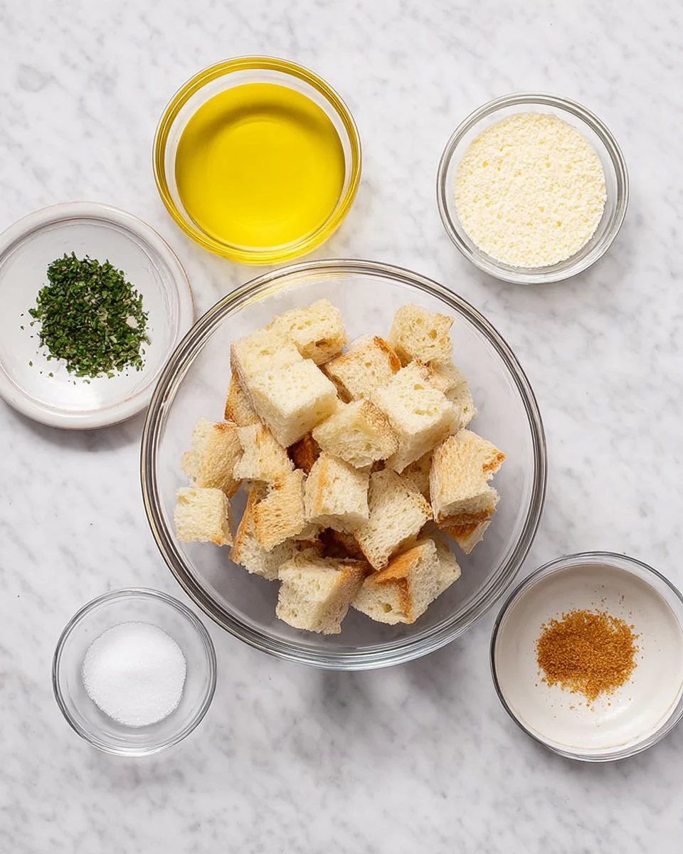 ingredients for homemade croutons ingredients for homemade croutons