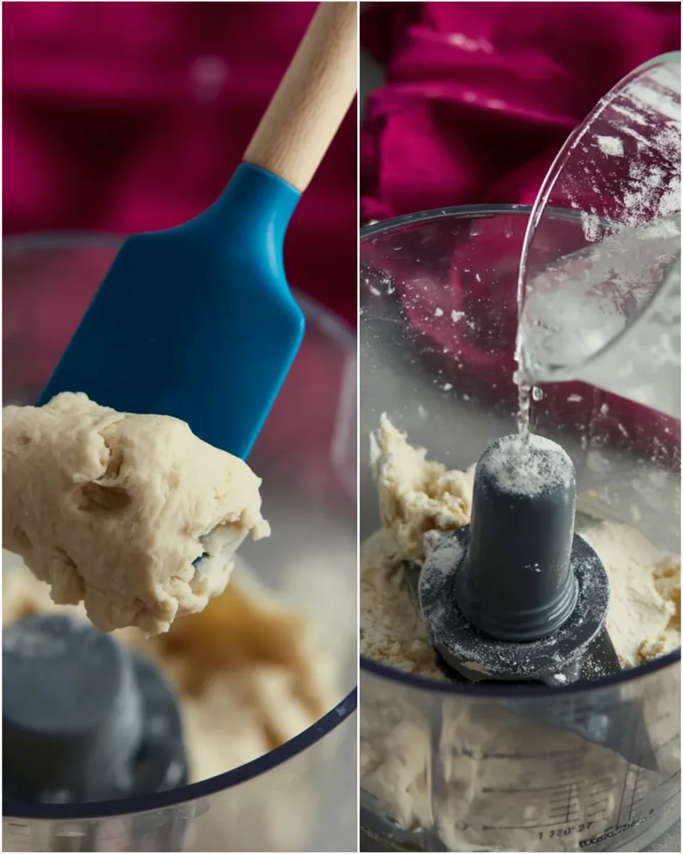 __opt__aboutcom__coeus__resources__content_migration__serious_eats__seriouseats.com__images__2016__11__20161103-hard-dinner-rolls-vicky-wasik-food-processor-collage1-860e12b84b3045db8ca6dd551cf95fa3.jpg A collage of transferring the yukon to the bowl of a food processor containing flour and yeast, and adding water to the mixture.