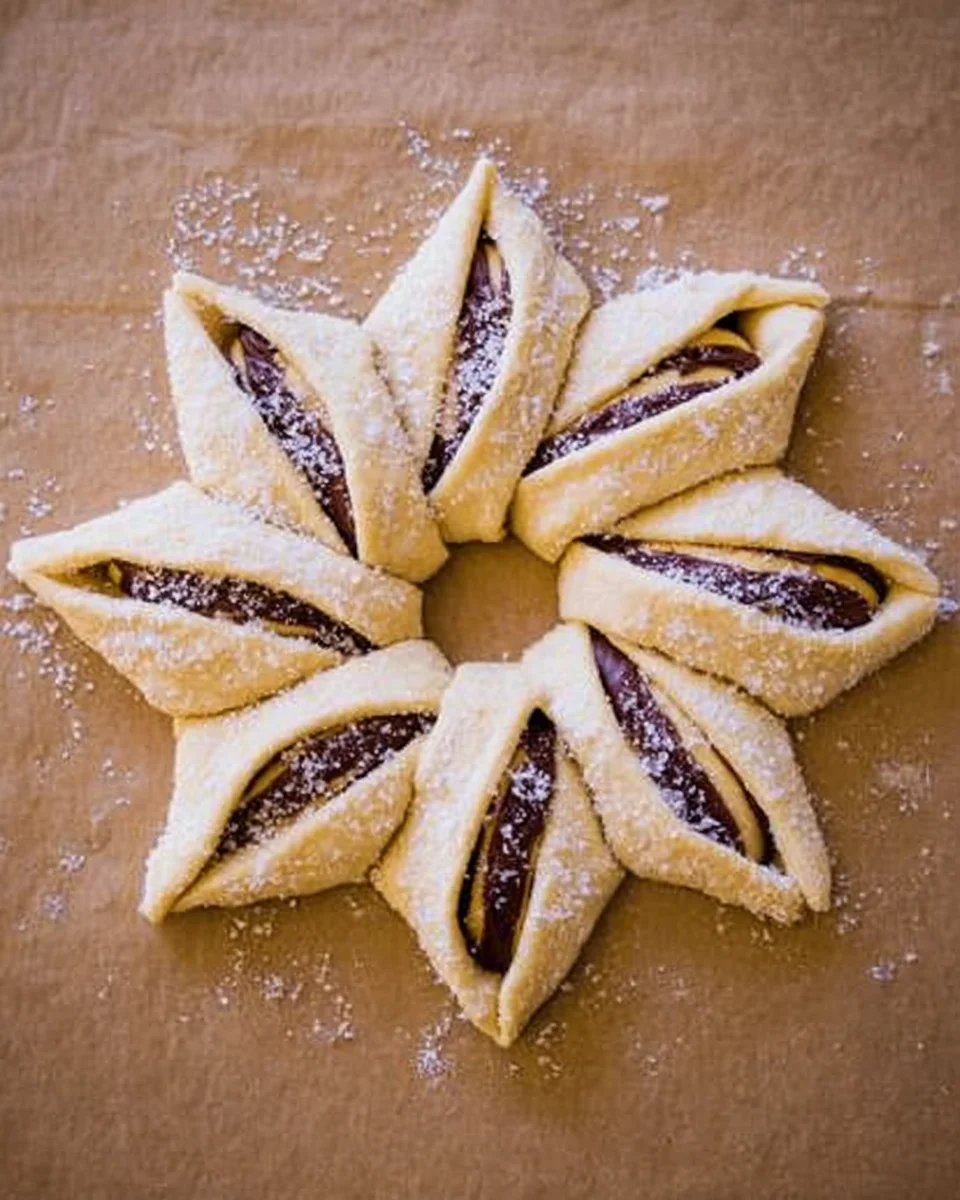 How to make a puff pastry snowflake