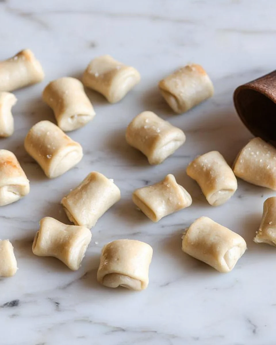 pretzel bites cut and ready to dip