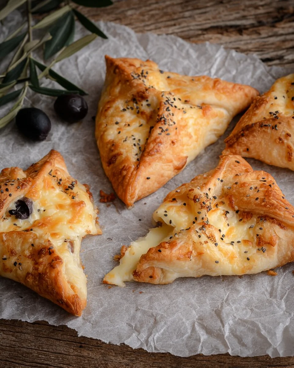 Two slices on parchment paper.