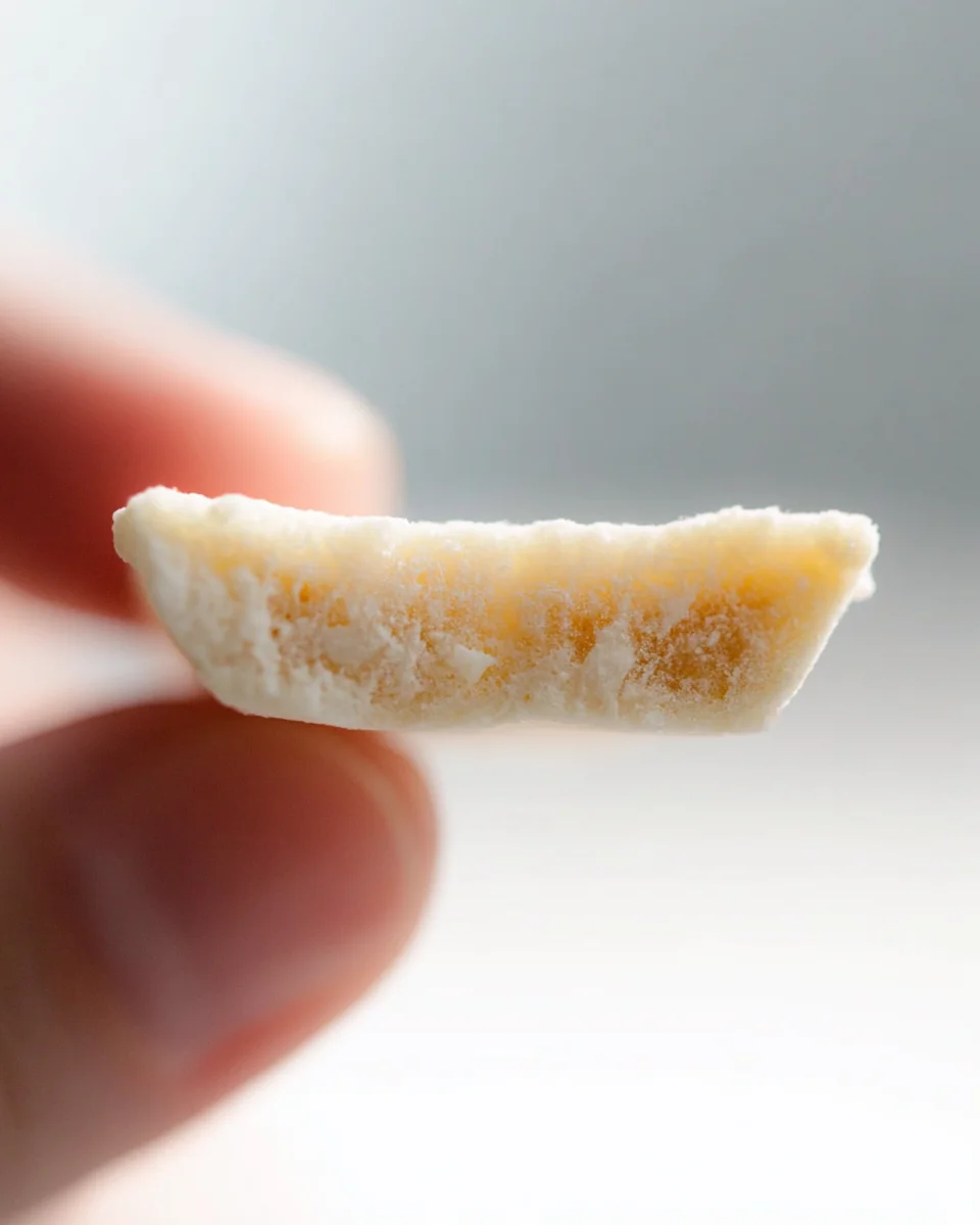 side profile of a cookie