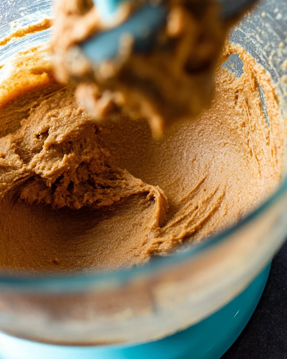 soft-molasses-cookies-2.jpg molasses cookie dough in a glass bowl