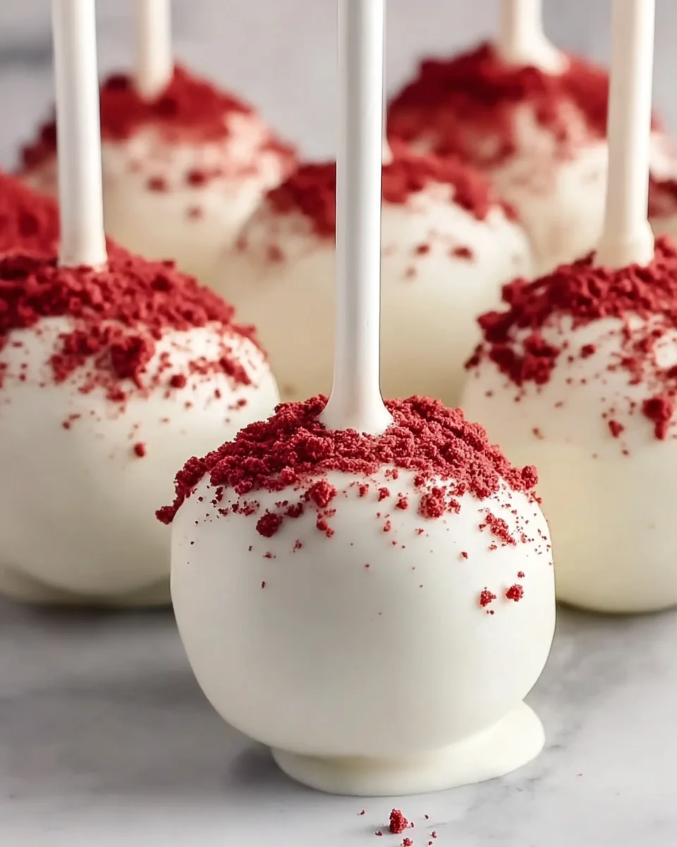 Moist Red Velvet Cake Pops