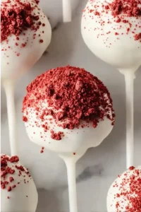 Moist Red Velvet Cake Pops