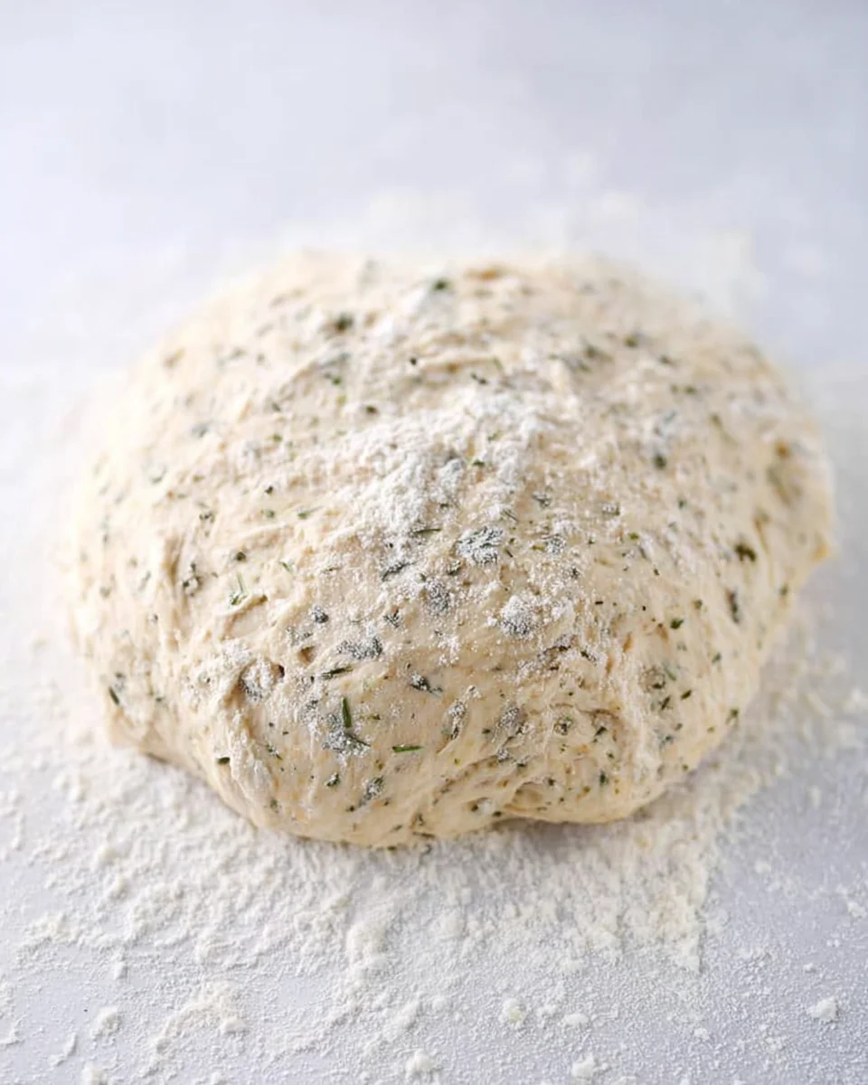 No Knead Rosemary Sea Salt Bread