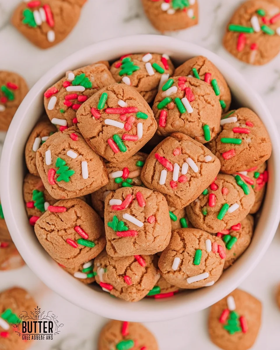 Gingerbread cookie bites