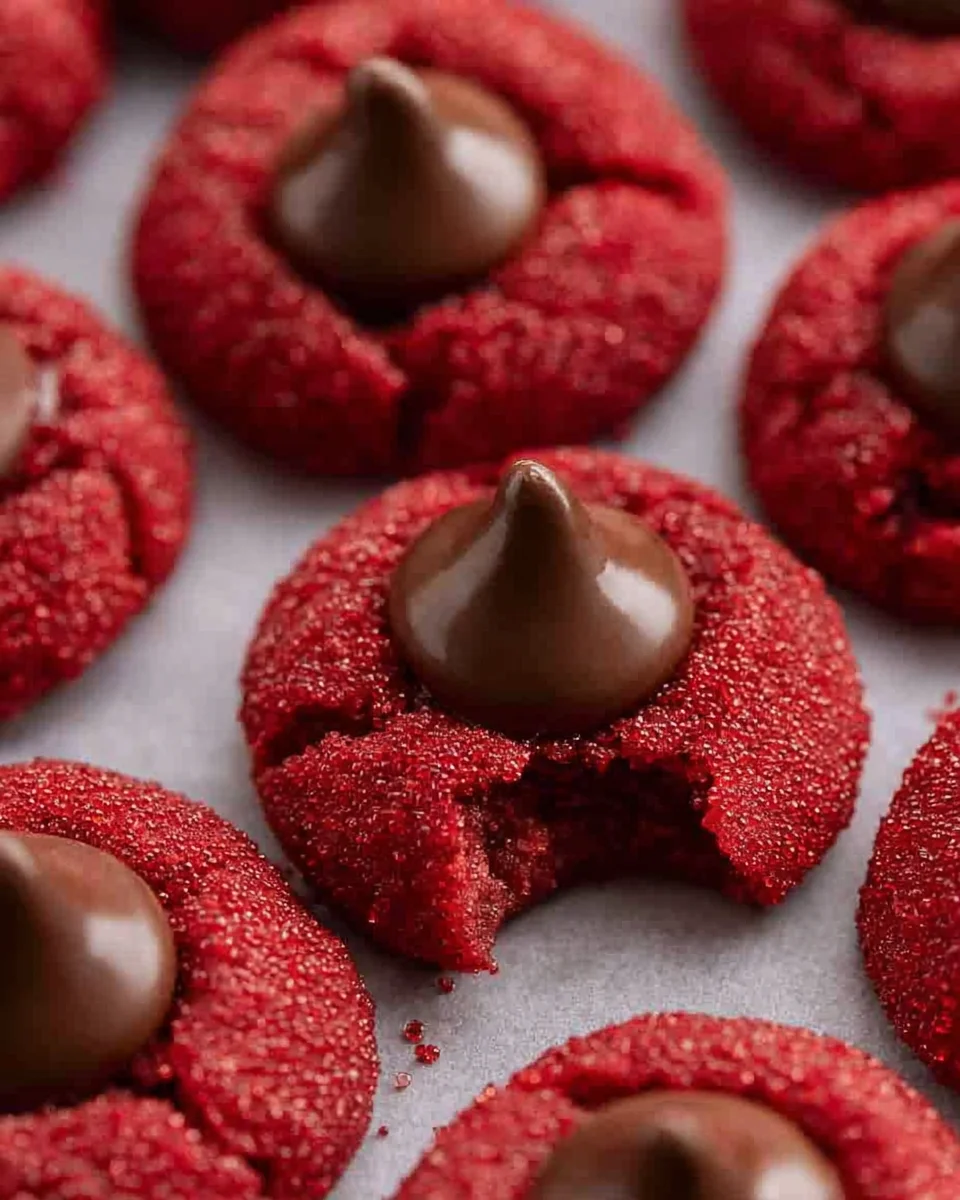 Hershey's red velvet blossoms