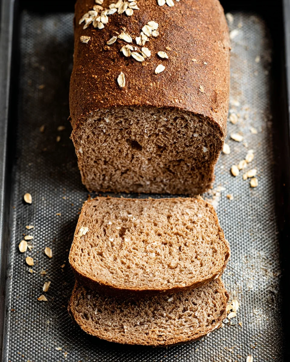 A loaf of outback bread with two slices cut. 