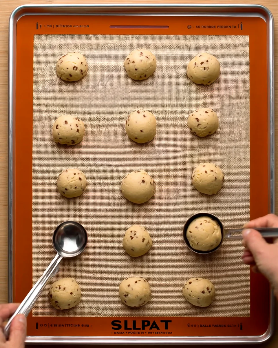 Use spoons to lift hot cookies 