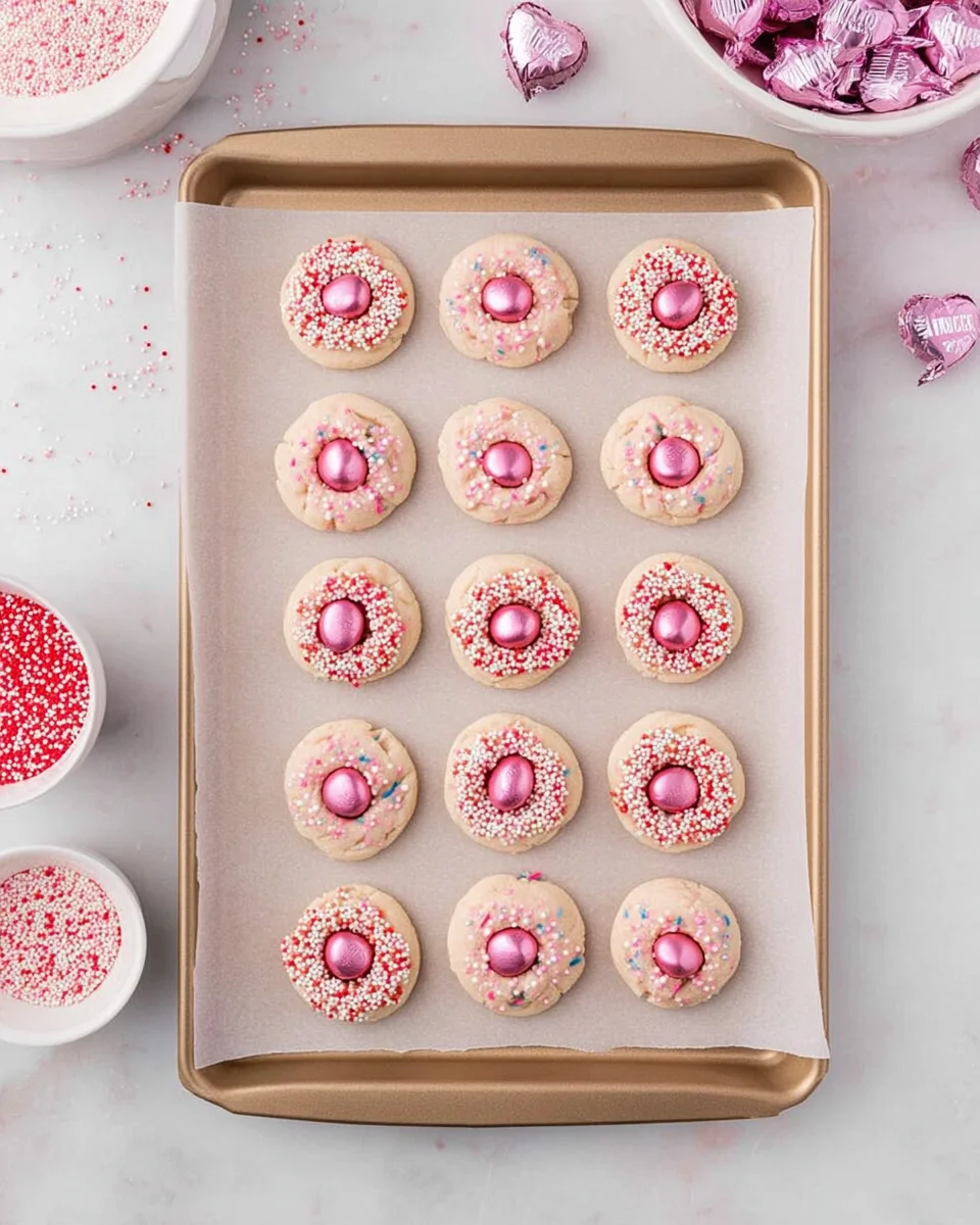 step 4 strawberry kiss cookies