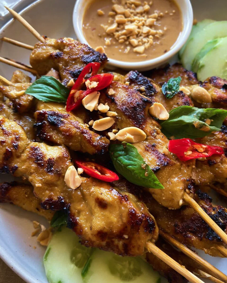 Thai chicken satay