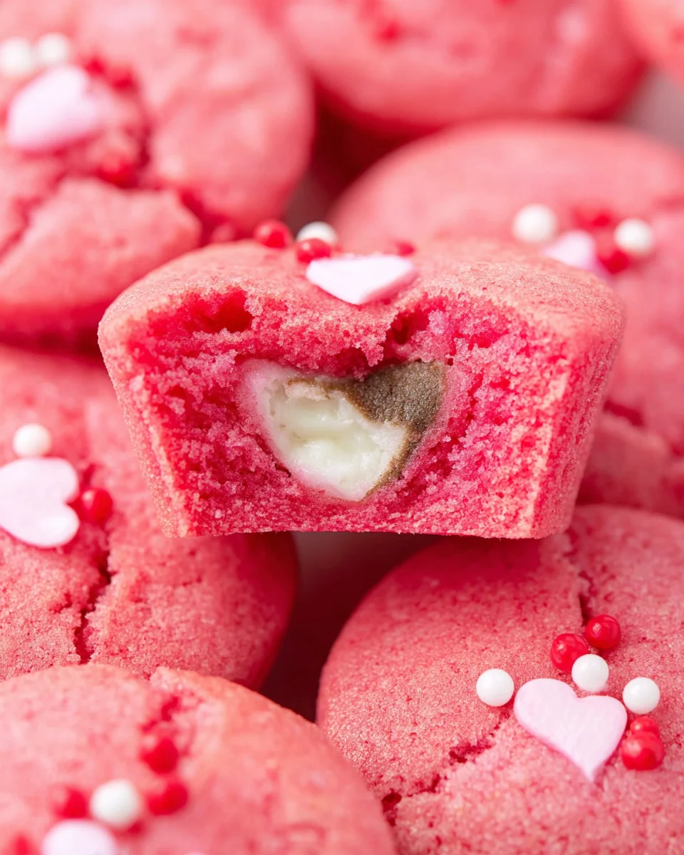 valentines day cookie cups