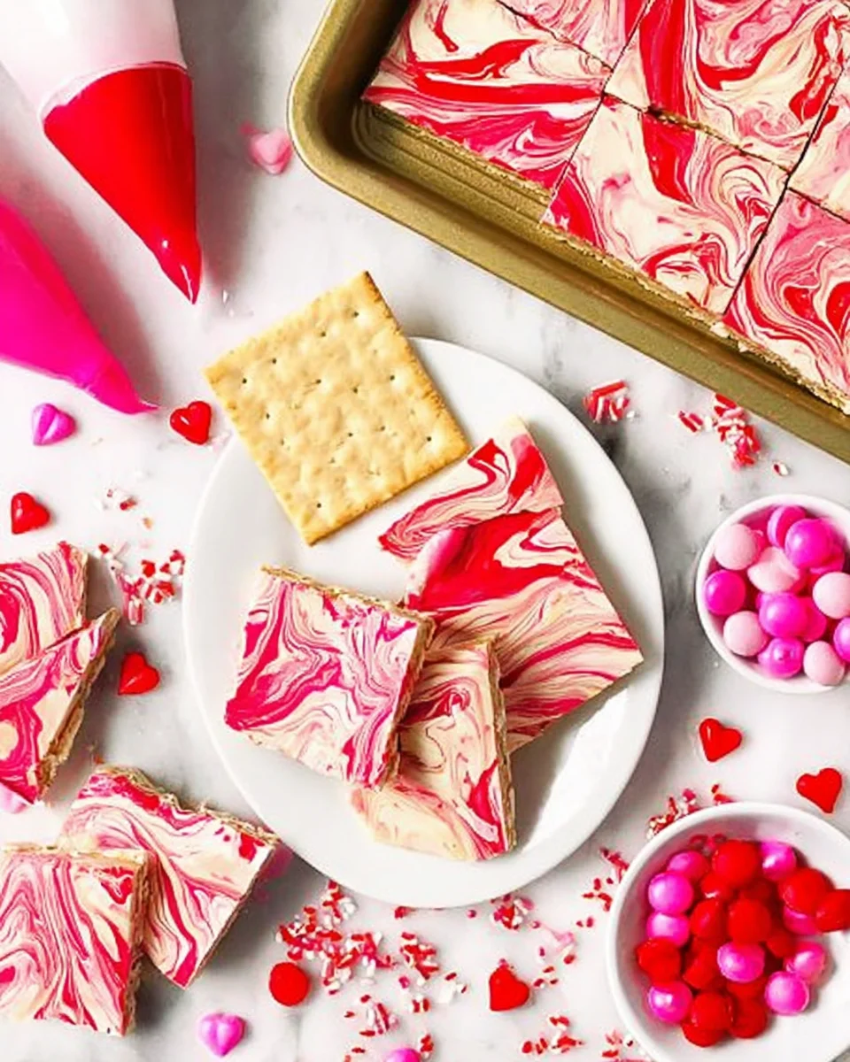 valentine crack on a serving plate