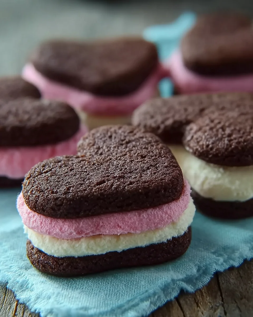 valentine-sandwich-cookies-2025-12-21-195710.webp Delicious Valentine sandwich cookies with heart designs and festive decorations.