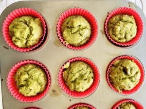 Spinach Banana Muffins
