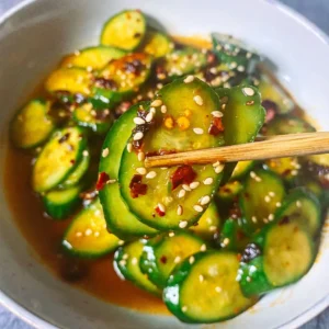 easy asian cucumber salad chili oil quick