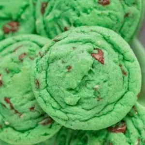 Mint Chocolate Chip Cookies