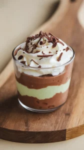 Shamrock shake Pudding Cups