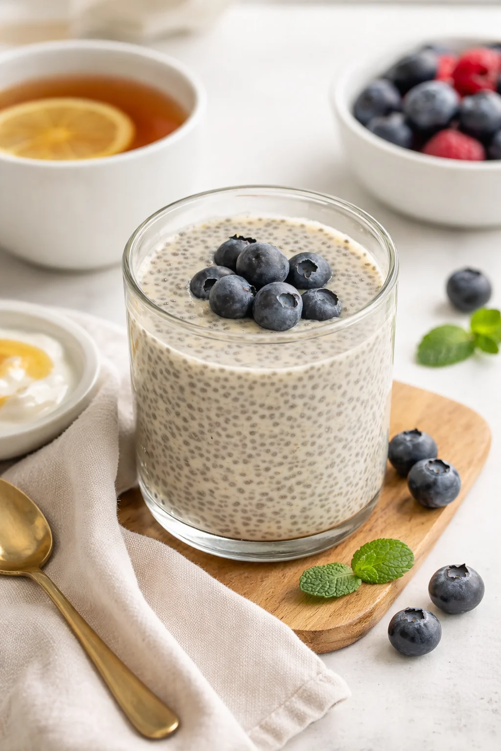 closing_final_dish-placeholder.png Alternative angle of Refreshing Earl Grey Chia Seed Pudding served with a pairing