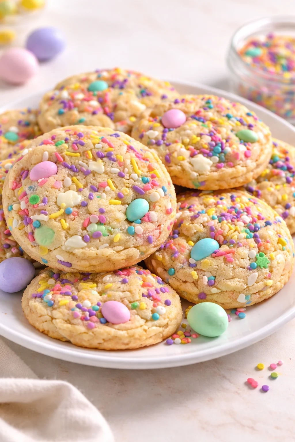 intro_final_dish-placeholder.png Final plated Easter Cookies served as a hero shot