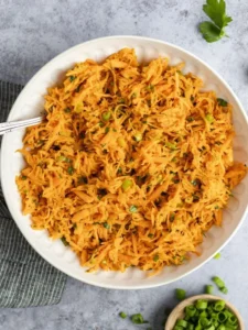 carrot salad in white bowl