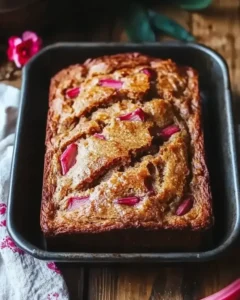 Cinnamon Rhubarb Bread