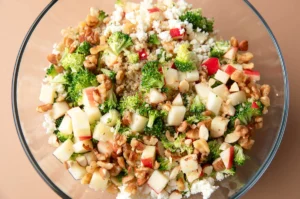 Broccoli Apple Quinoa Salad