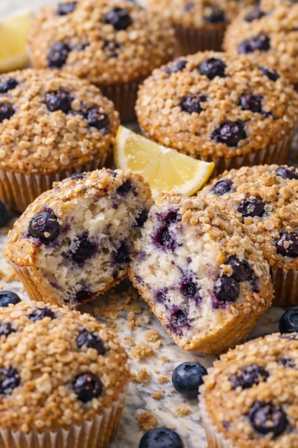 Final plated Cottage Cheese Blueberry Muffins (High Protein) - SipNFeel served as a hero shot