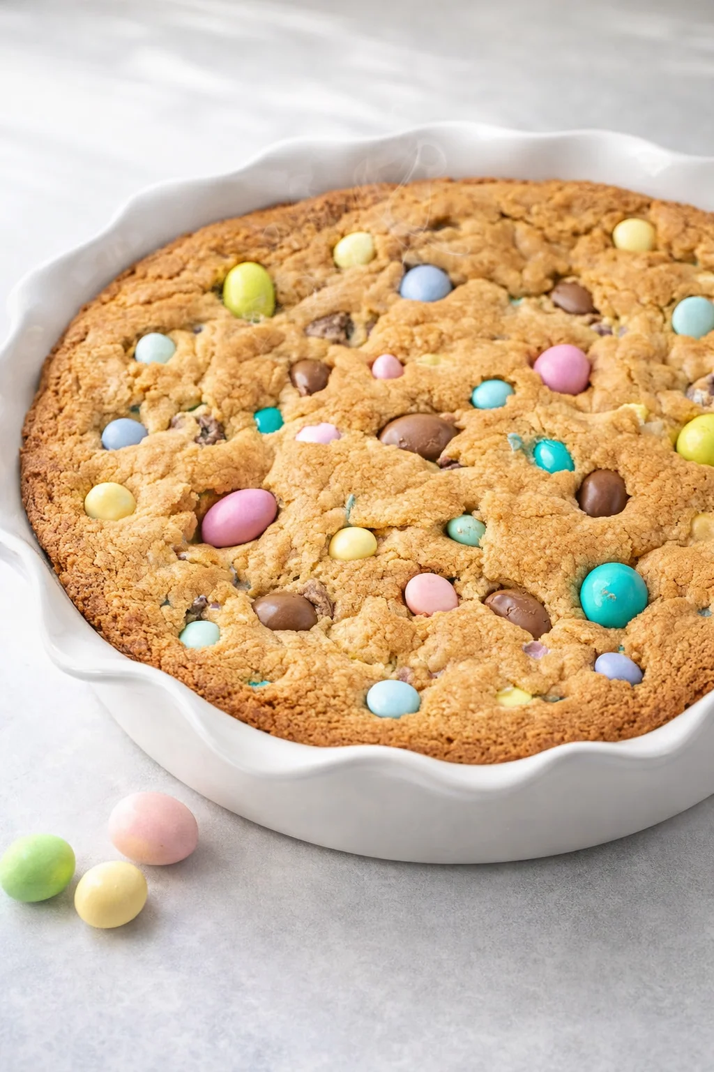 intro_final_dish-placeholder.png Final plated Easter Cookie Cake served as a hero shot