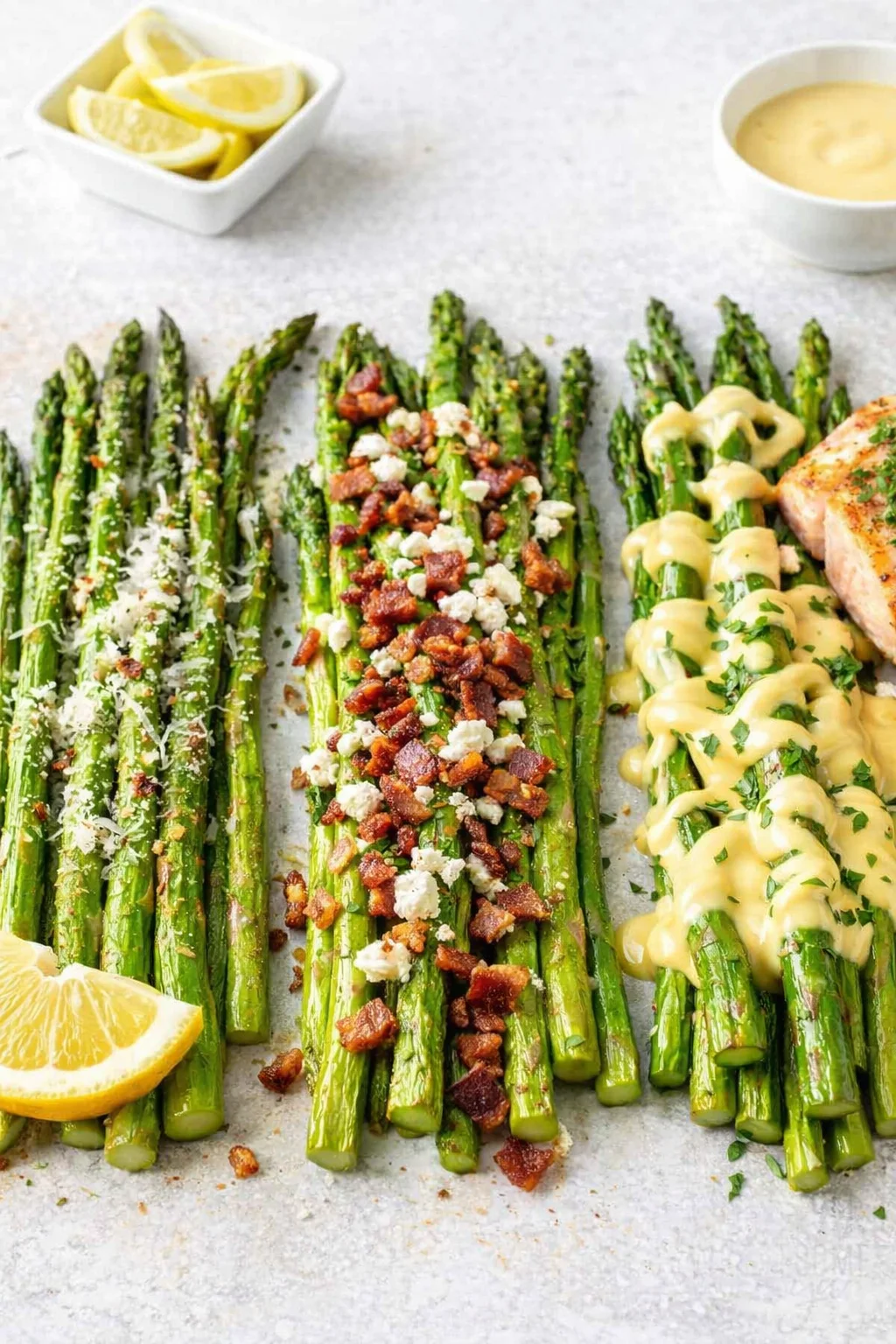Variation ideas for Oven Roasted Asparagus (Easy) shown in a styled layout