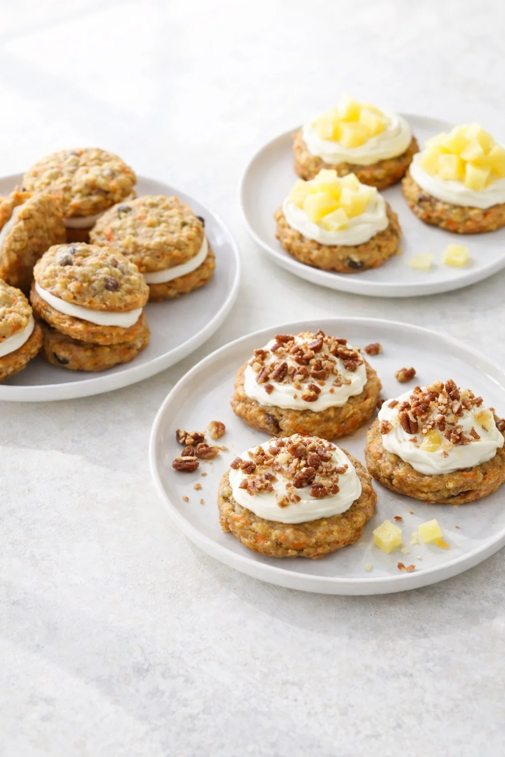 Variation ideas for Carrot Cake CookiesRecipe - Bake. Eat. Repeat. shown in a styled layout