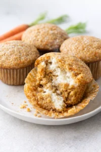 Final plated The Best Carrot Muffin Recipe served as a hero shot