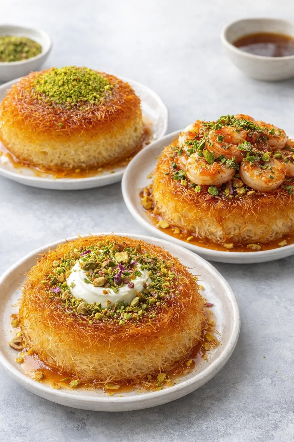 Variation ideas for Authentic Kunafa Recipe for 8 Servings - For Daily Recipes shown in a styled layout